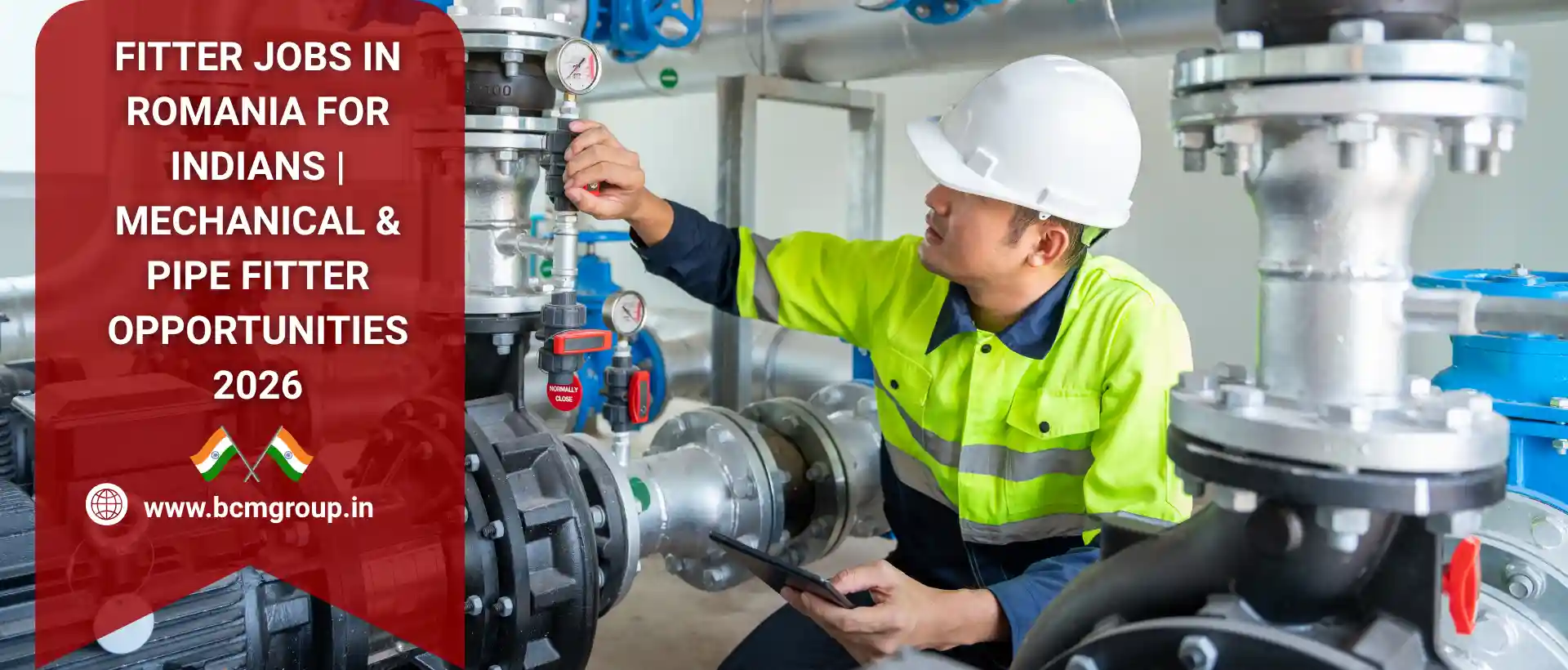 Fitter Jobs in Romania for Indians | Mechanical & Pipe Fitter Opportunities 2026